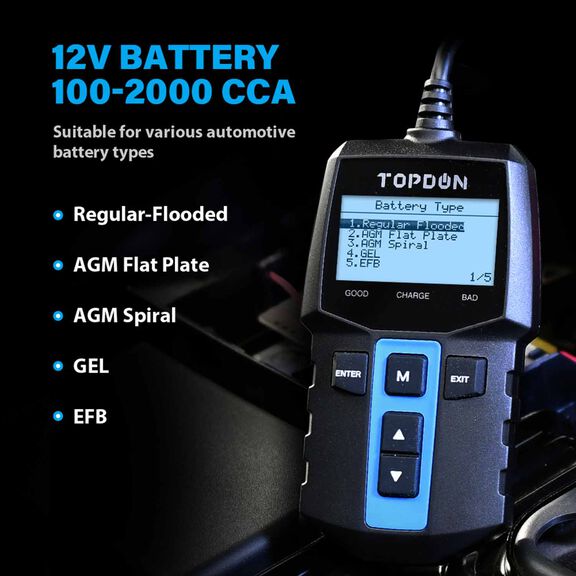 12V Battery & System Tester image number 3