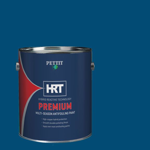 Premium HRT Multi-Season Antifouling Paint, Blue, Gallon image number 0