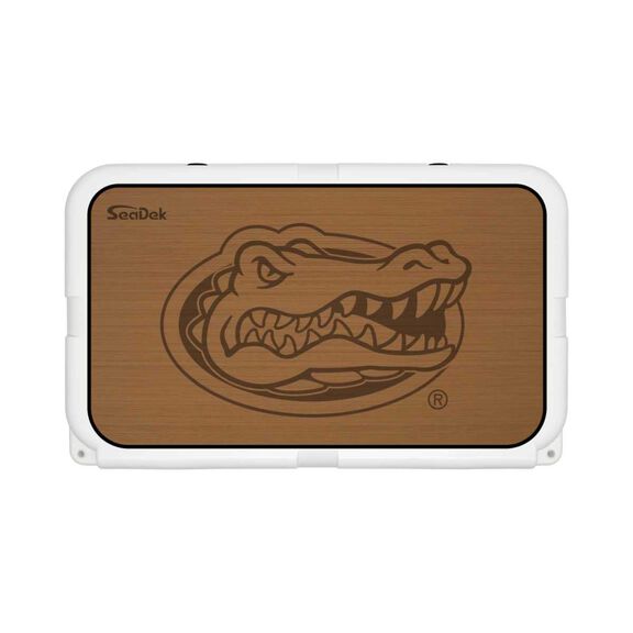SeaDek Cooler Pad - Collegiate Collection - Fits YETI Tundra 45 - Mocha / Black, University of Florida image number 0