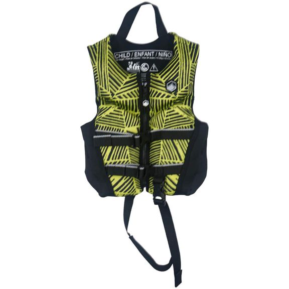 Fury Child CGA Life Jacket, Green/Black 33-55 image number 0
