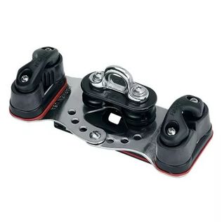 22mm High-Load 1250 Car &mdash; Fixed Sheaves, Cam Cleats