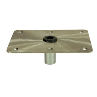 6" X 8" Standard Square Base Satin Finish