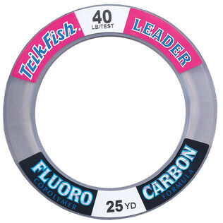 Fluorocarbon Leader Wrist Spool, Clear, 25 yds.