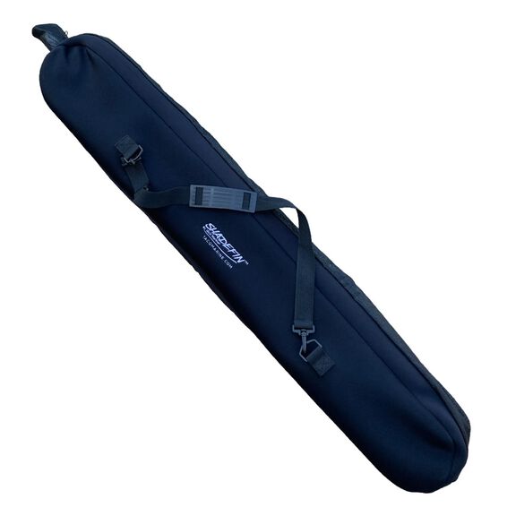 ShadeFin Canvas Boat Shade with Storage Bag, White image number 4