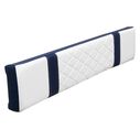 36" Deluxe Series Coaming Bolster, Brite White / Mariner Blue image number 0