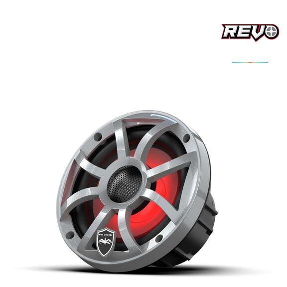 Wet Sounds REVO  6.5 inch High Output Coaxial Speakers w/ XS-Silver RGB Grilles image number 2