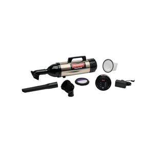 Cordless Hand Vacuum, Double Battery Pack, Stainless Steel