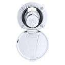 Recessed Shower Chrome Cup & Lid, Small Chrome Sprayer, 6' Black Rubber Hose image number 4