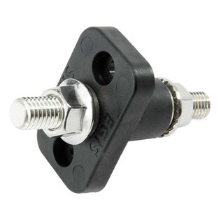 Feed Through Terminal, Black, M10 (3/8")