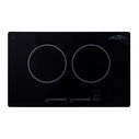 Bridge, Black, Two Burner Cooktop, Touch Control, Induction, w/Mat, Landscape, 120V image number 0