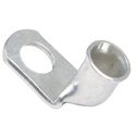 4 AWG 90 Degree Tinned Copper Lug, 5/16" Stud Size, 2-Pack image number 1