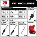 HOLE DOZER&trade; General-Purpose Hole Saw Kit, 28 Piece image number 1