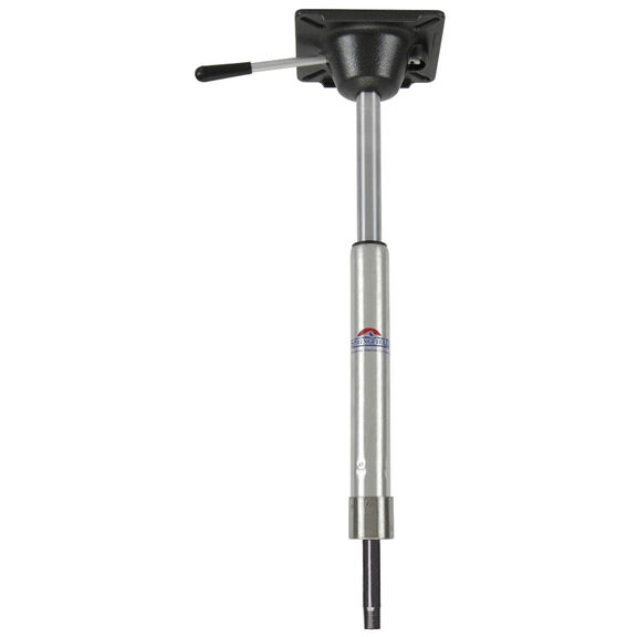 Threaded KingPin&trade; Sit Down Power-Rise Pedestal, Satin Finish image number 0