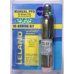 Inflatable Life Jacket Rearming Kit, Manual, 33 g., 1/2" Bayonet