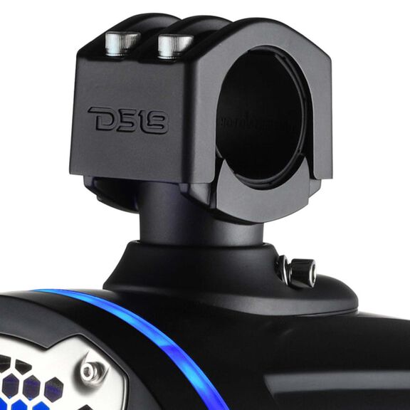 HYDRO 8" Neodymium Marine Towers with Built-in Passive Radiator, 1" Driver and RGB LED Light, 550 Watts, Black image number 1
