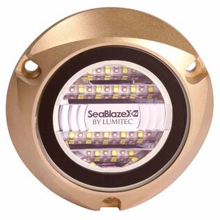 SeaBlazeX2 LED Underwater Light, 6,000 Lumen, White/Blue