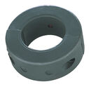 LC Collar Anode - 1 1/4" shaft x  2 1/2" dia. x 1 1/4" L, Zinc Slotted image number 0