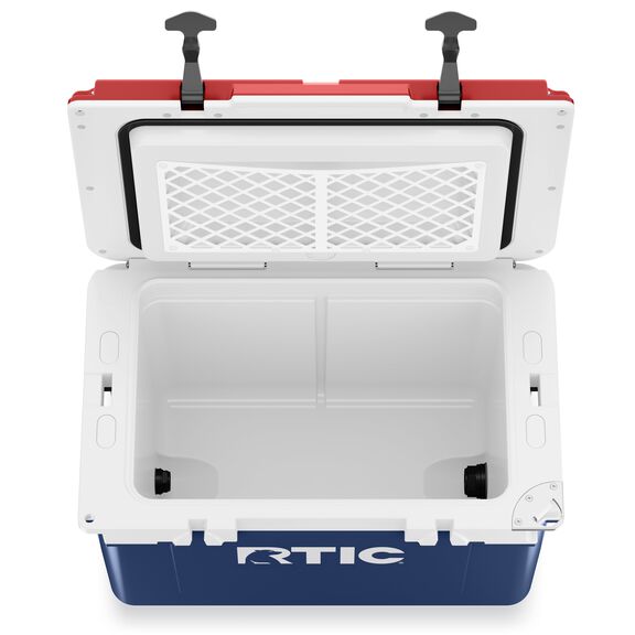 32 Quart Ultra-Light Hard-Sided Ice Chest Cooler, Fits 48 Cans, Patriot image number 2