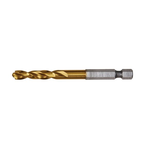 DEWALT Impact Ready Titanium Nitride Coated Drill Bit, 1/4" image number 0