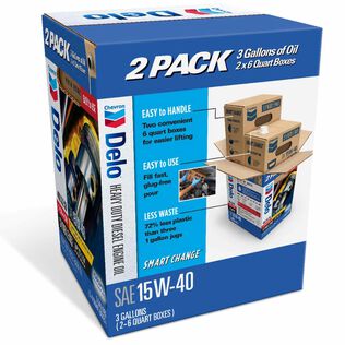 Chevron Delo 400 XLE SB 15w40 Heavy Duty 4-Stroke Oil, 3 Gallons
