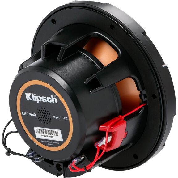 7" Marine Coaxial Speaker with Onyx Steel Colored Grille and LED Lights image number 4