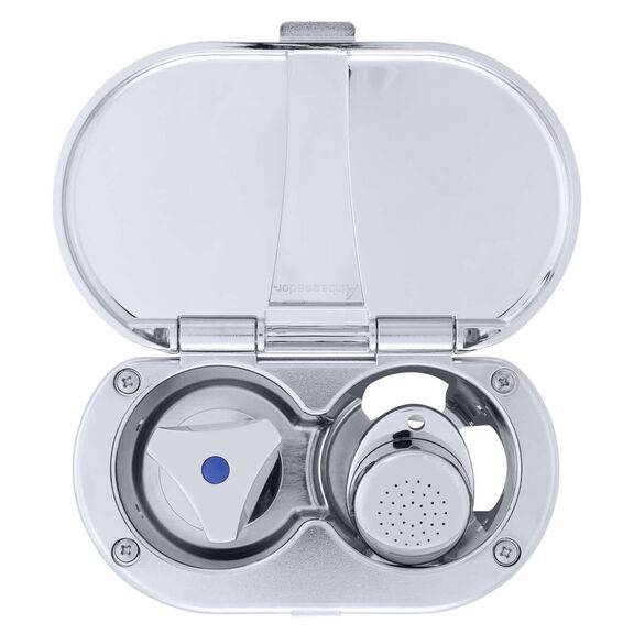 Trinidad Transom Shower Cold Only, Chrome Cup & Lid, Small Chrome Sprayer, 10' White Rubber Hose, Chrome Trinidad Handle image number 5
