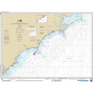 Maptech&reg; NOAA Recreational Waterproof Chart-Cape Hatteras to Charleston, 11520