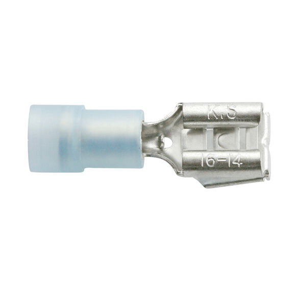 Nylon Insulated Double Crimp Piggy-Back Disconnect, AWG: 16-14, 5-Pack image number 0