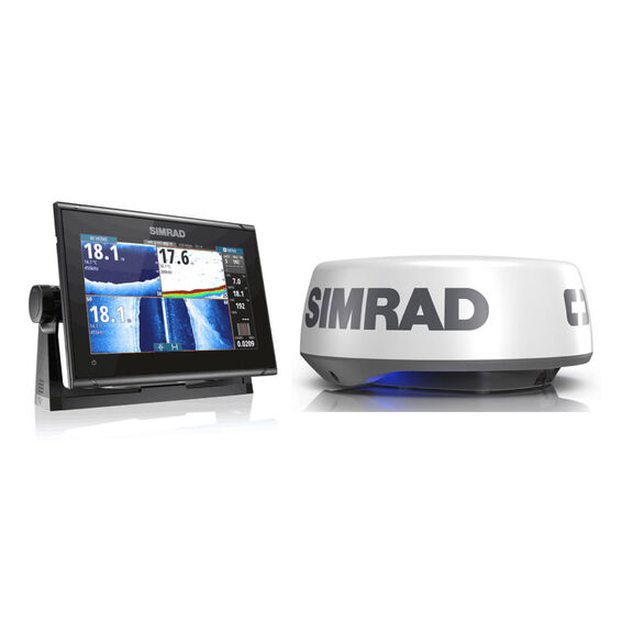 GO9 XSE Multifunction Display with 83/200 Transducer, C-MAP Discover Charts and Halo 20 Radar Pack image number 0