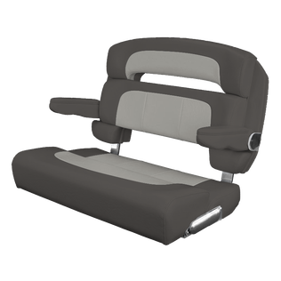 40" Custom Capri Helm Bench, Single Bolster