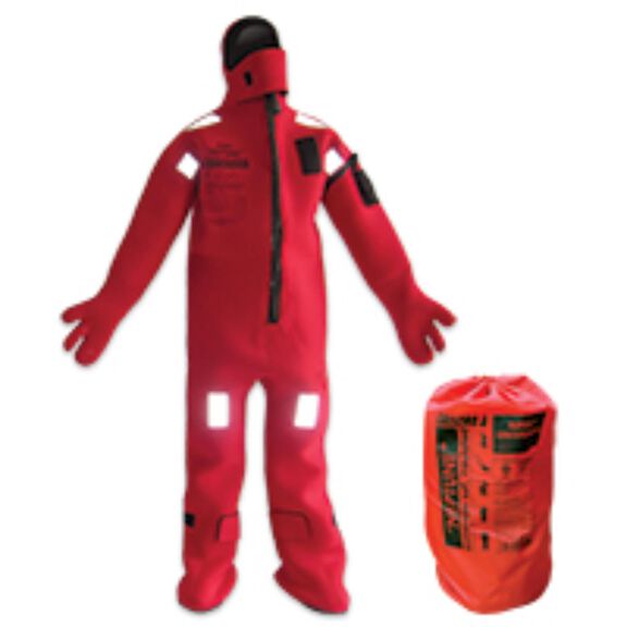 LALIZAS Immersion Suits 'Neptune', SOLAS/MED-MER, Small, Insulated with Neoprene Gloves image number 0