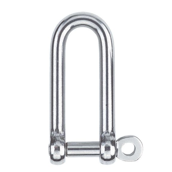 6mm Stainless Steel Long Shackle with 1/4" Pin image number 0