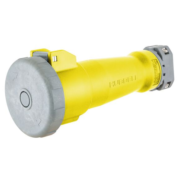 Hubbell Marine Pin & Sleeve Connector, 4P5W, 100A 120/208V image number 1