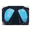 CHROMA HD Black/Gold Mirror Adult Mask image number 3