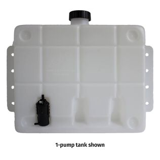 Wiper Reservoir, 10L, 2 x 12V Pump (new style)