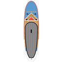 10'10" Wood Blue Inflatable Stand-Up Paddleboard Package image number 1