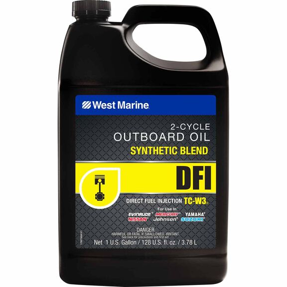 TC-W3 2 Stroke Synthetic Blend DFI Marine Engine Oil, 1 Gallon image number 0