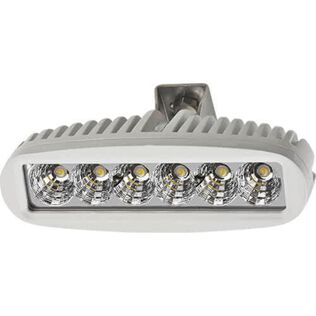 Imtra Bracket-Mount 18W LED Cockpit & Deck Flood Light - 10-32VDC White Finish