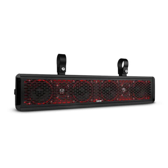 HYDRO 25" 2-Way ( 4 x 4" Mid-range + 2 x Tweeters ) Sound Bar Waterproof Speaker System with Integrated RGB Lights, 600 Watts image number 0