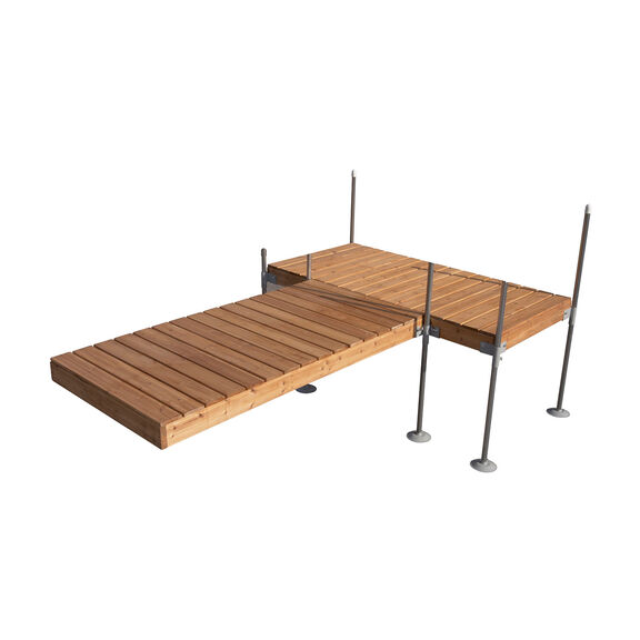 T-Shaped Cedar Complete Dock Packages image number 1