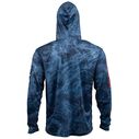 Men's Hooded Realtree Camo UPF Shirt image number 3