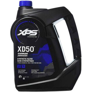 Evinrude Johnson XD50 2 Stroke Synthetic Blend Marine Engine Oil, 1 Gallon