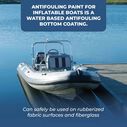 Inflatable Boat Antifouling Paint, Black, Quart (Not for Sale in California) image number 3