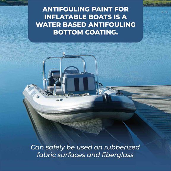 Inflatable Boat Antifouling Paint, Black, Quart (Not for Sale in California) image number 3