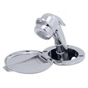 Recessed Shower Chrome Cup & Lid, Small Chrome Sprayer, 6' Stainless Steel Hose image number 2