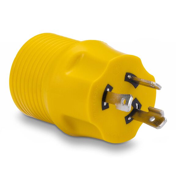 30A/125V Male to 20A/125V Compact Female Adapter image number 0