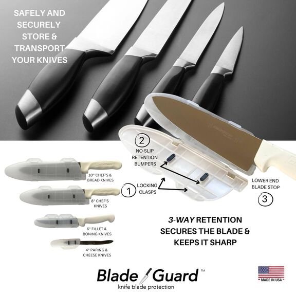 Blade Guard&reg; 8" Knife Edge Protector & Blade Cover, Black image number 4