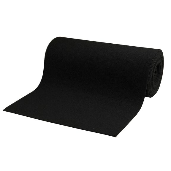 Marine Bunk Carpet Roll, Black, 18" x 18' image number 0
