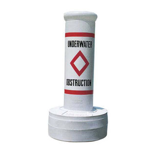 15" Sombrero Buoy, White