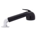 Deck-Mount Sprayer Large Black Sprayer No Hook, w/Elbow, 6' Black Rubber Hose, Ultra-Low Profile Holder image number 2